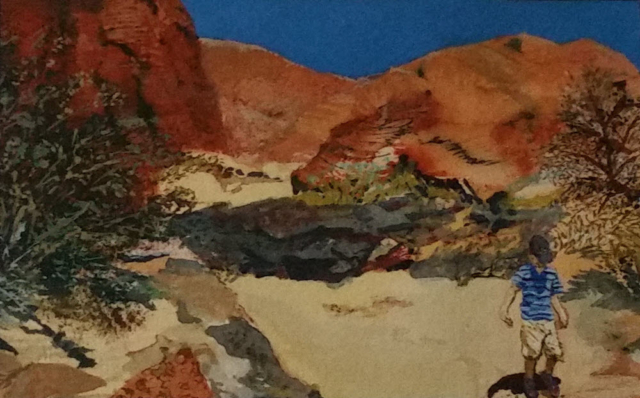 Boy In Desert