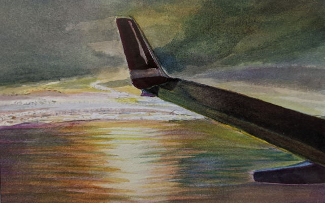 Ocean Flight Rome to Tel Aviv SKU 20180309_095420 watercolor